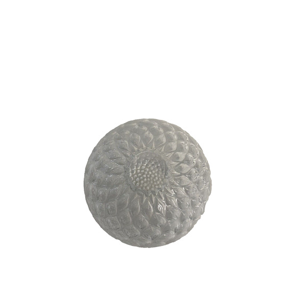 Spherical Kyoto Japanese Vase 3.75 " diameter - Picture 2 of 4